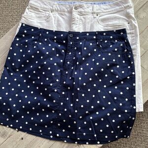 A pair of cute skorts